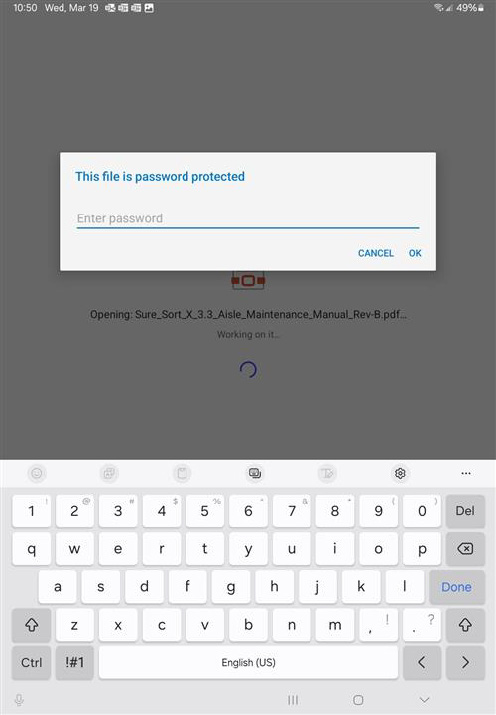 Password Entry (Figure 2-8)
