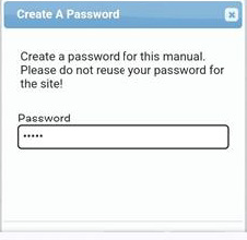 Create Password (Figure 3-8)