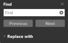 Find Dialog (Figure 4-10)