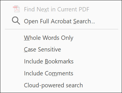 Find Settings (Figure 4-11)